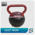 Chine en fonte réglable kettlebell